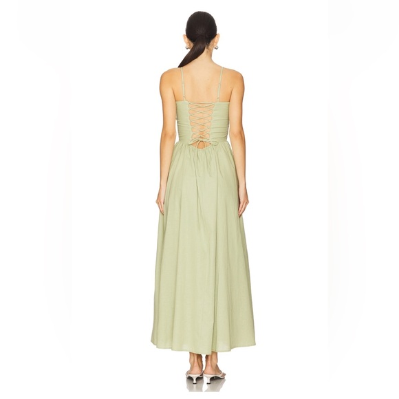 SNDYS x Revolve Hilda Maxi Dress in Pear - Picture 3 of 6
